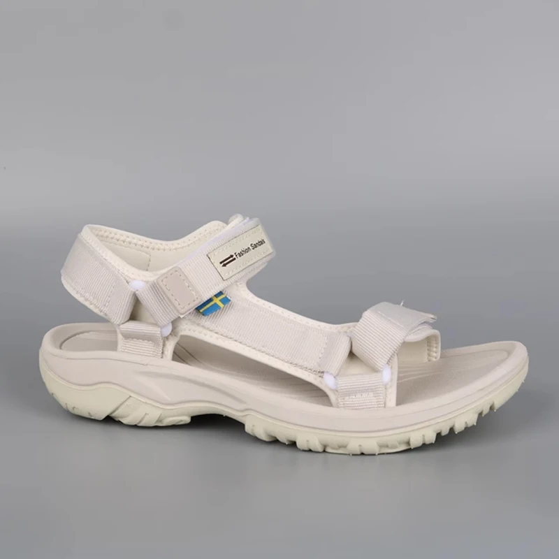Ladies' Fashion Casual Flat Sandals Outdoor Summer Open-Toe Beach Shoes Soft Sole Comfort Women's Breathable Walking Sandials