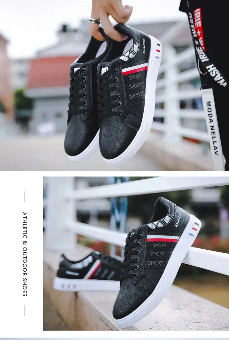 Summer Men Sneakers Casual Vulcanized Shoes Lightweight Breathable Flat White Luxury Shoes for Men Tenis Shoes Tênis Masculino