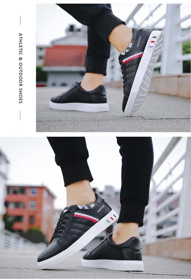 Summer Men Sneakers Casual Vulcanized Shoes Lightweight Breathable Flat White Luxury Shoes for Men Tenis Shoes Tênis Masculino