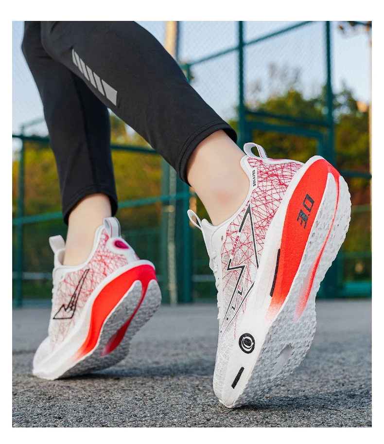 Men Running Shoes Carbon Board Marathon Speciality Sports Breathable Lightweight Women's Comfortable Athletic Sneakers