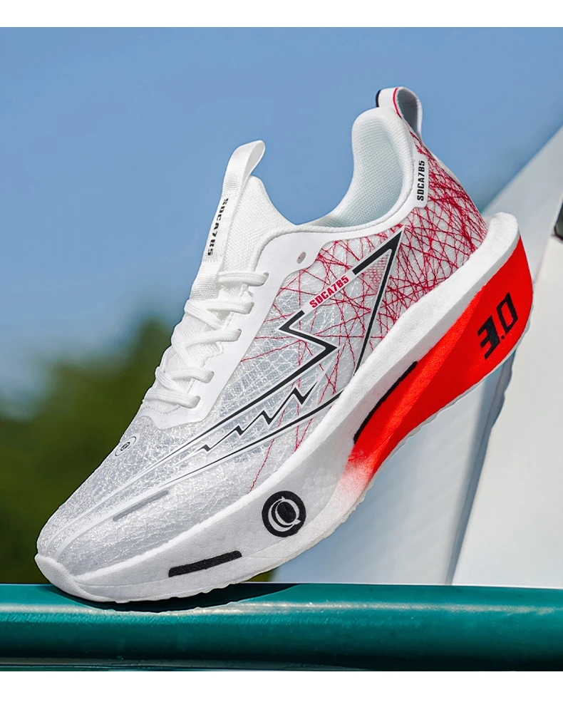 Men Running Shoes Carbon Board Marathon Speciality Sports Breathable Lightweight Women's Comfortable Athletic Sneakers