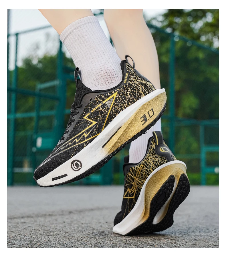 Men Running Shoes Carbon Board Marathon Speciality Sports Breathable Lightweight Women's Comfortable Athletic Sneakers