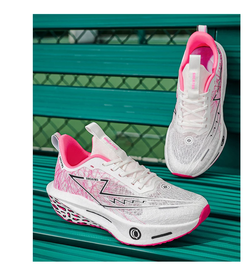 Men Running Shoes Carbon Board Marathon Speciality Sports Breathable Lightweight Women's Comfortable Athletic Sneakers