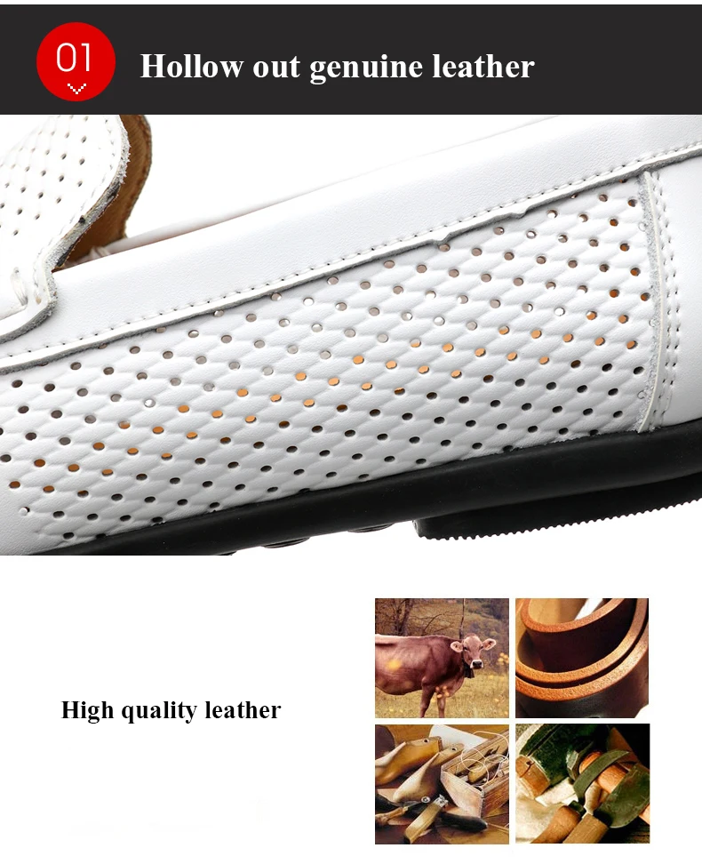 Italian Men Slippers Genuine Leather Loafers Moccasins Outdoor Non-slip Black Casual Slides Summer Spring Fashion Shoes 2020