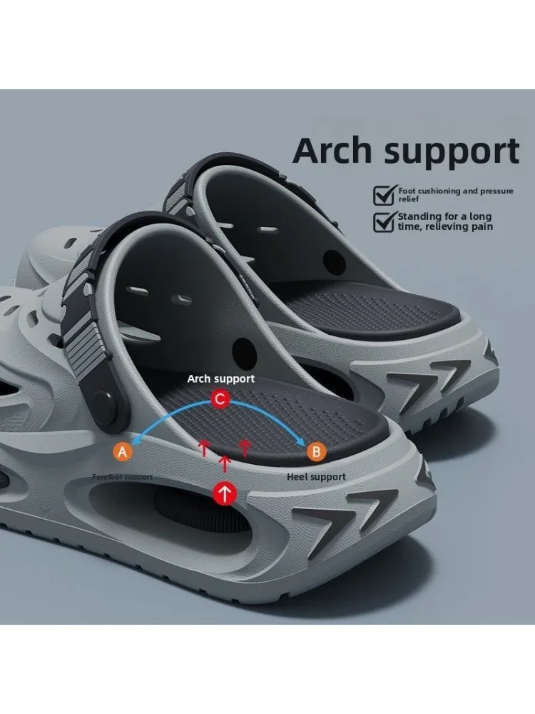 Medical EVA operating room slippers men's new summer wear boys hole shoes deodorant non-slip arch support
