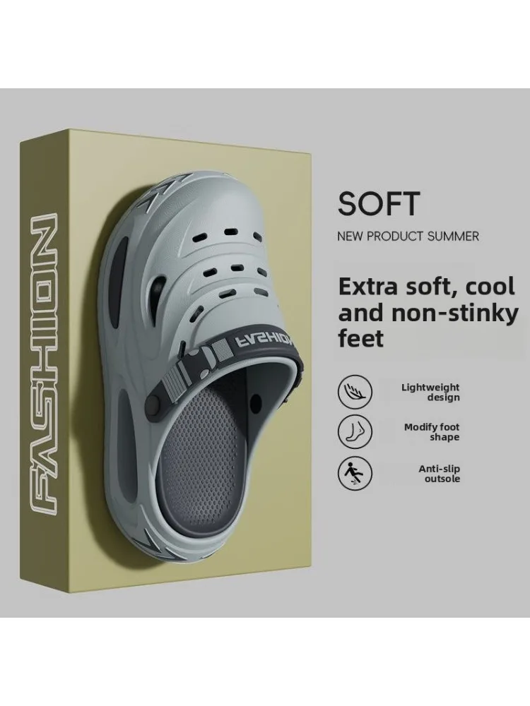 Medical EVA operating room slippers men's new summer wear boys hole shoes deodorant non-slip arch support
