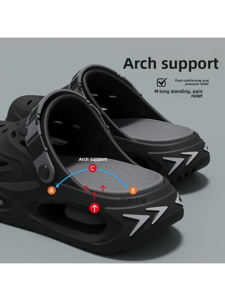 Medical EVA operating room slippers men's new summer wear boys hole shoes deodorant non-slip arch support
