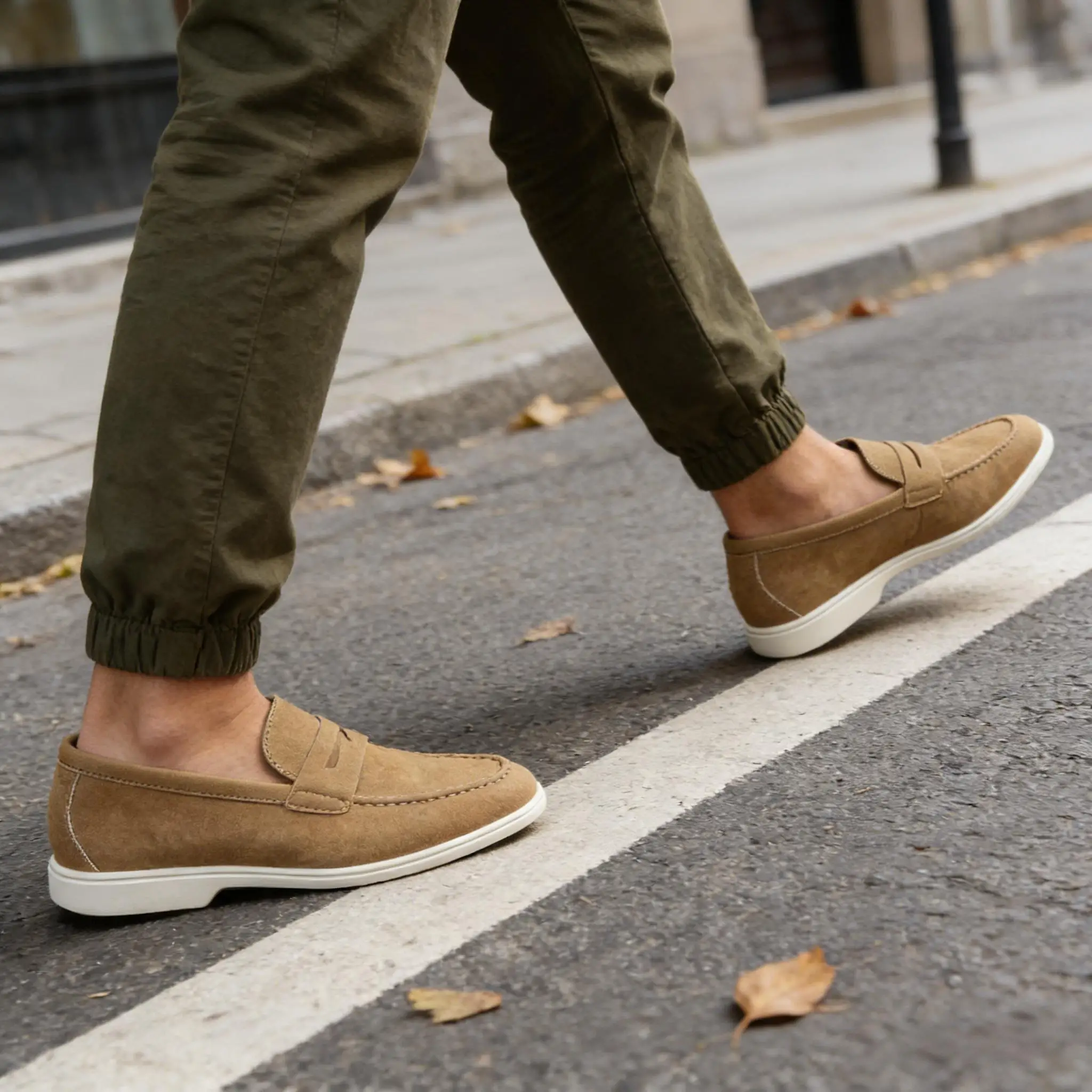 Men's Breathable Loafers Fashion Summer Comfortable Casual Shoes Slip-On Sneakers
