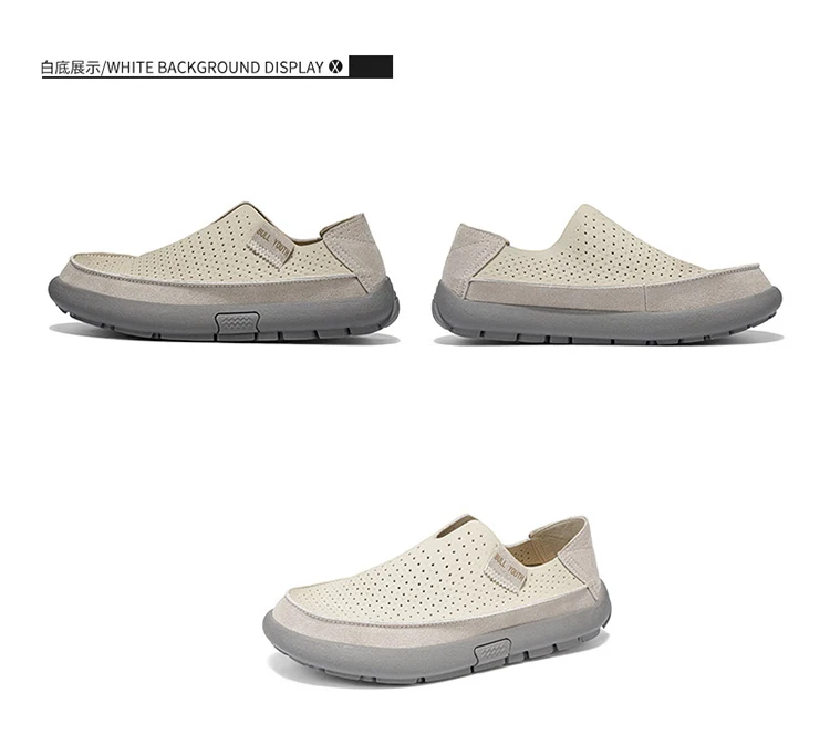 Summer Breathable Sandals Soft and Comfortable Casual Cave Shoes Outdoor Fashion Thick Bottom High Quality Leather Men's Shoes