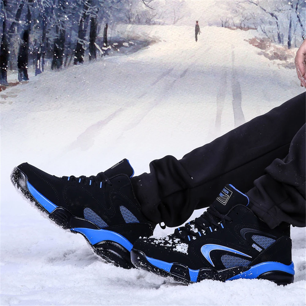 Men'S & Women'S Winter Casual Sneakers , Nubuck Upper & Rubber Outsole - for Hiking & Outdoor Activities, Hiking Boots