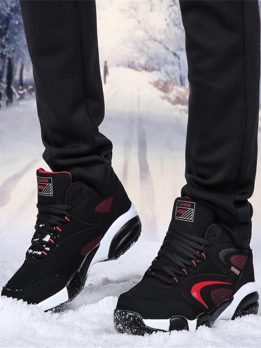 Men'S & Women'S Winter Casual Sneakers , Nubuck Upper & Rubber Outsole - for Hiking & Outdoor Activities, Hiking Boots