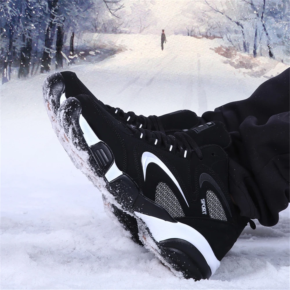 Men'S & Women'S Winter Casual Sneakers , Nubuck Upper & Rubber Outsole - for Hiking & Outdoor Activities, Hiking Boots