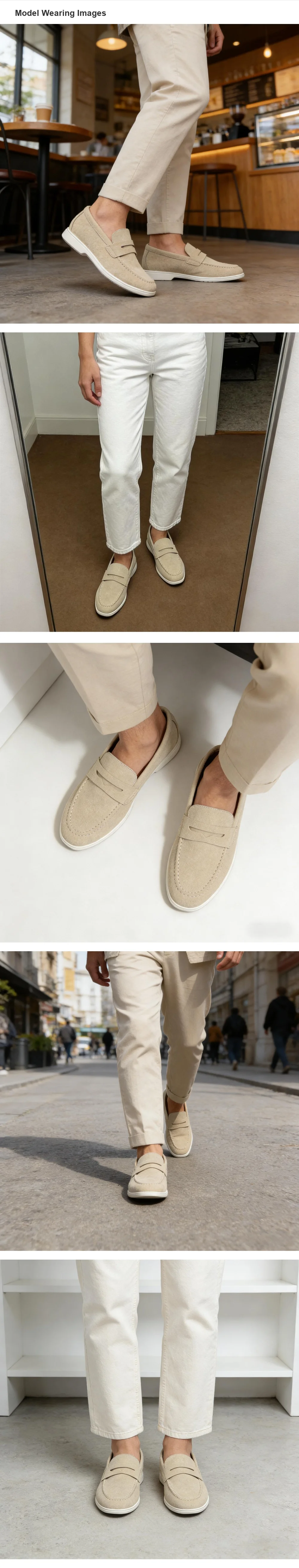Men Moccasins Comfortable Breathable Summer Fashion Men Leather Shoes