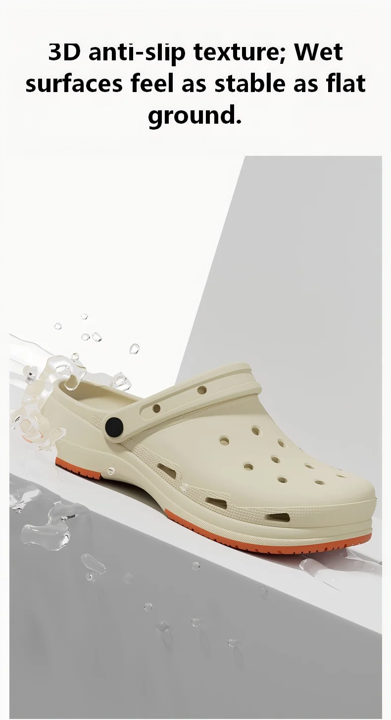 SHAJI Unisex Arch Support Quiet Clogs, Soft Wear Resistant Non Slip Comfortable Sandals for Indoor Outdoor Daily Wear