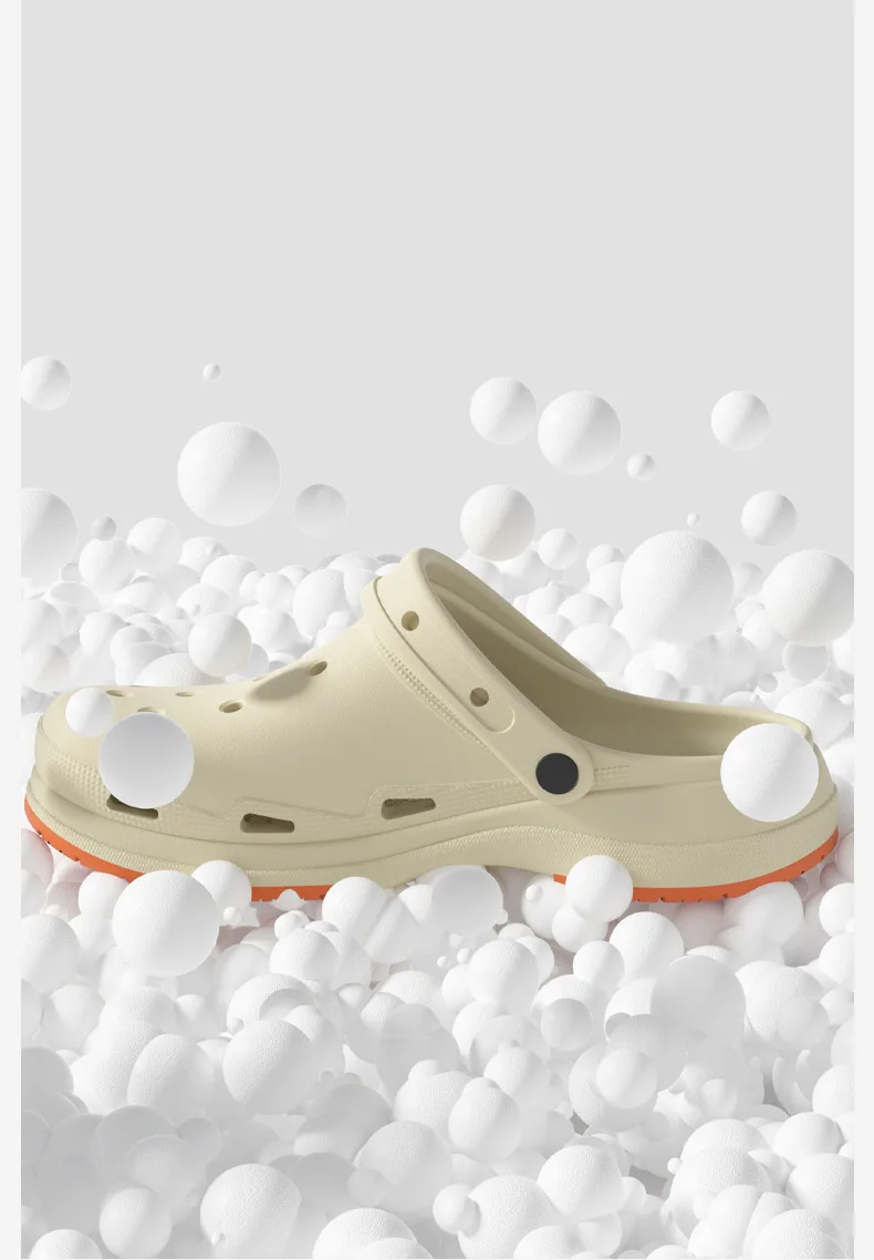 SHAJI Unisex Arch Support Quiet Clogs, Soft Wear Resistant Non Slip Comfortable Sandals for Indoor Outdoor Daily Wear