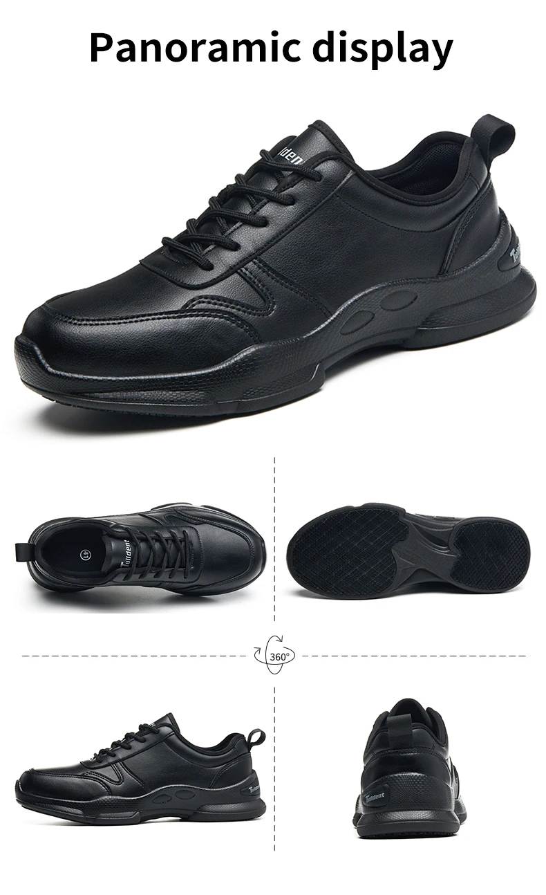 Chef's Work Shoes, Anti Slip and Oil Resistant Casual Shoes, Anti Slip and Waterproof Restaurant Work Shoes