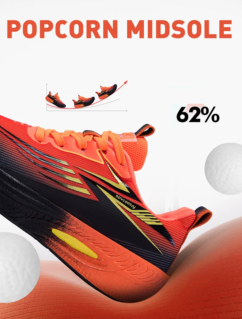 Breathable Running Shoes Men Carbon Board Speciality Marathon Sports Women's Athletic Sneakers Comfortable Men's Walking Sneaker