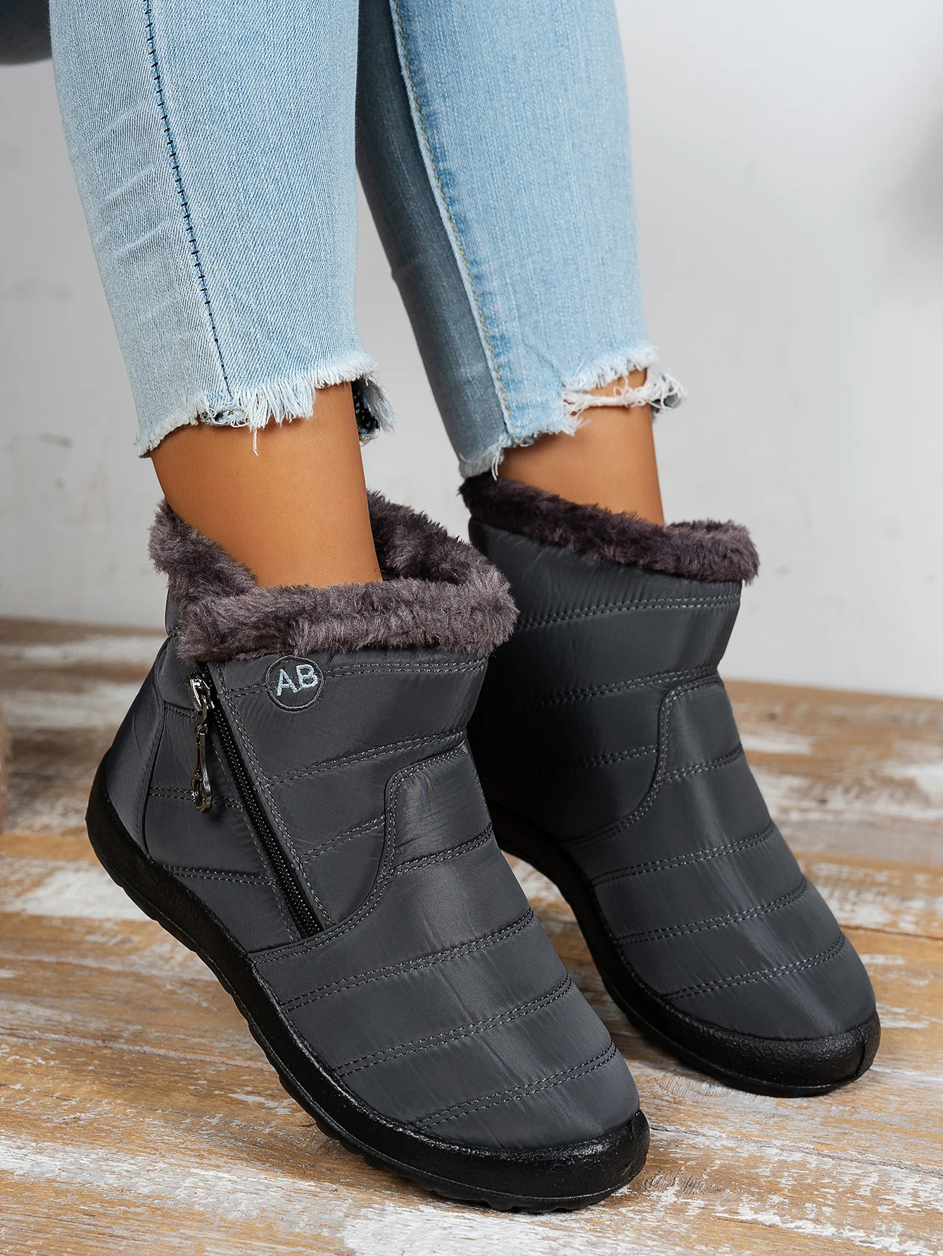 Womens Shoes Autumn Winter Snow Boots Waterproof Ankle Boots Outdoor Comfortable Shoes for Women Free Shipping Shoes