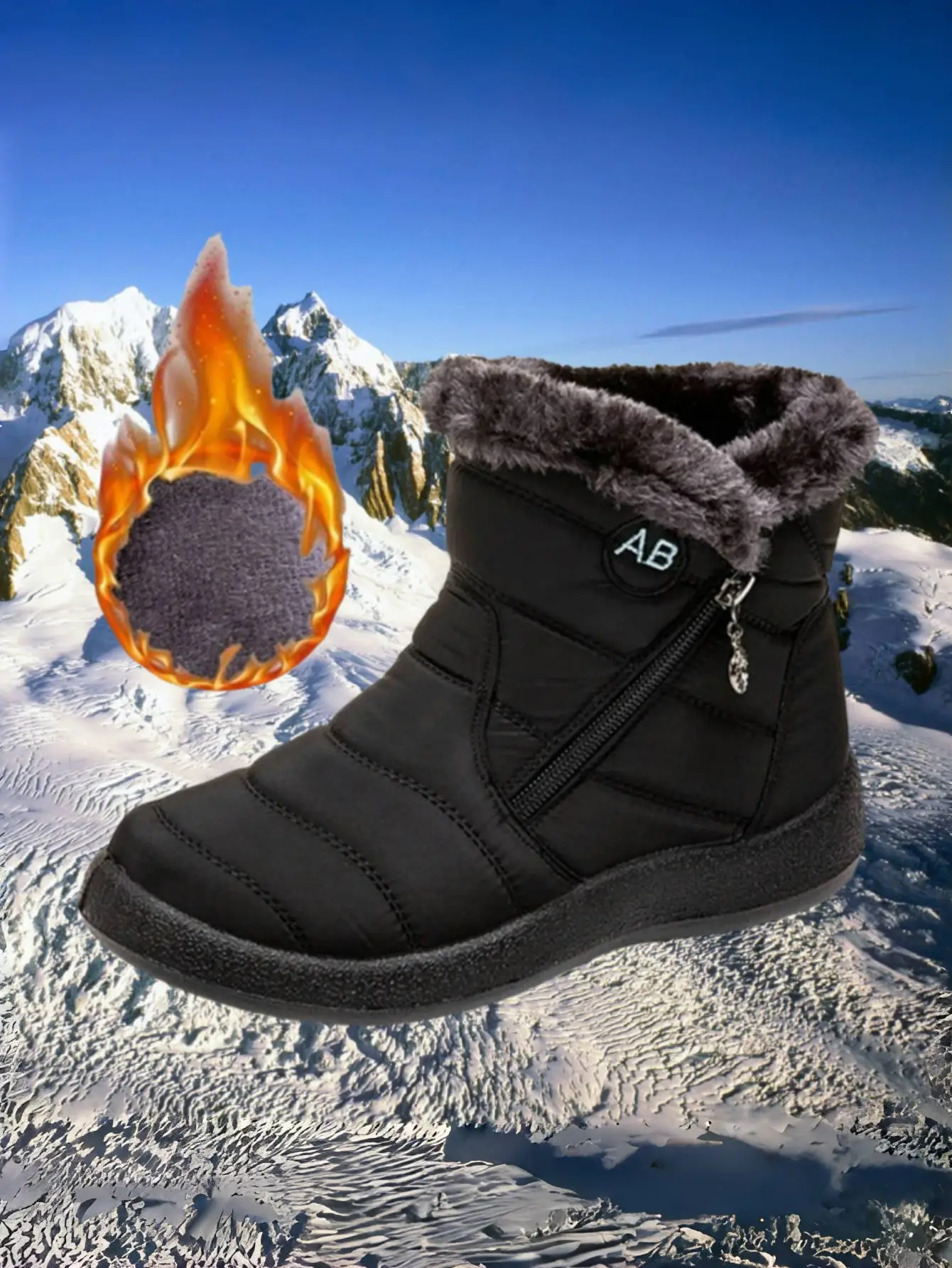 Womens Shoes Autumn Winter Snow Boots Waterproof Ankle Boots Outdoor Comfortable Shoes for Women Free Shipping Shoes