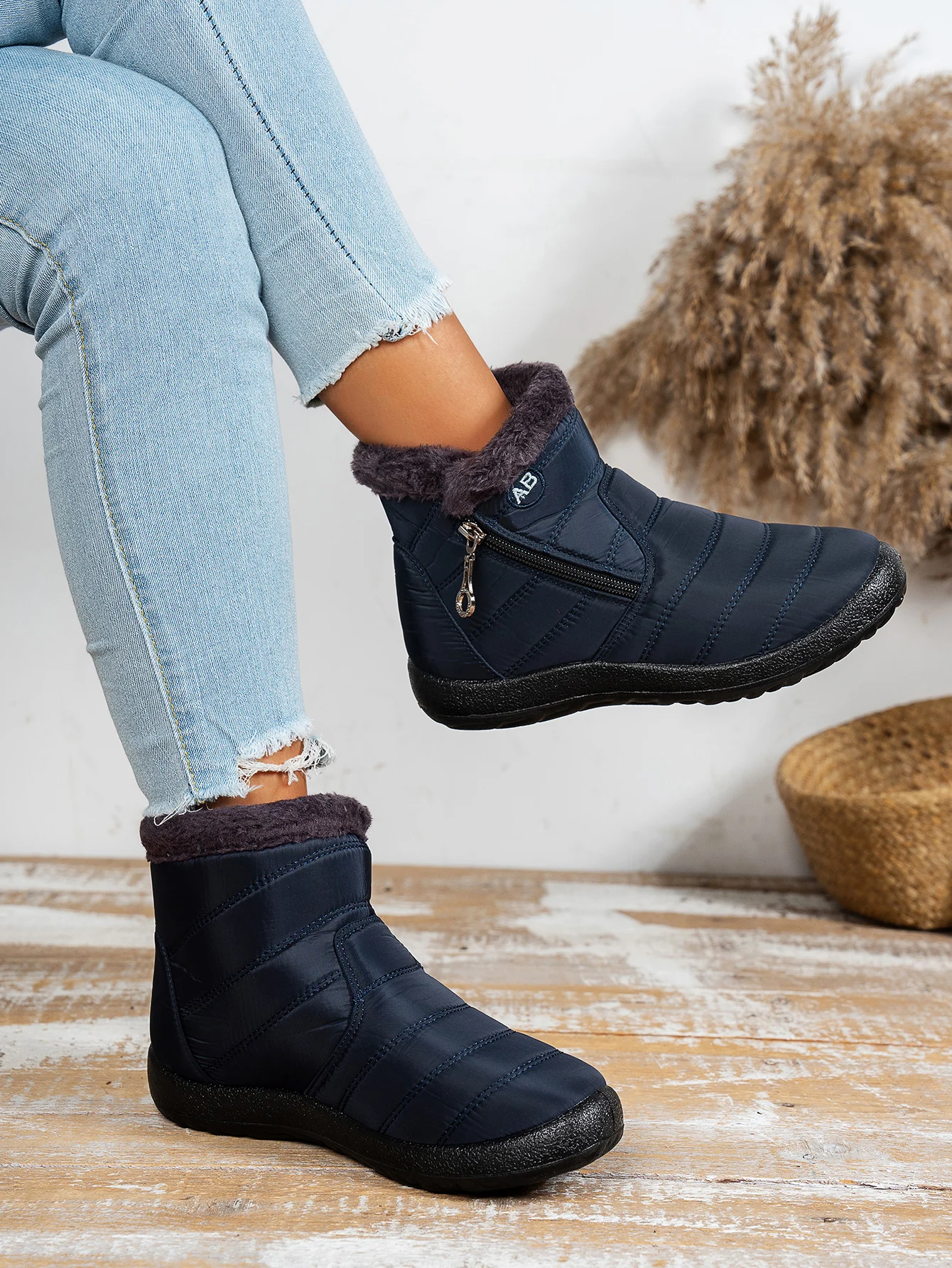Womens Shoes Autumn Winter Snow Boots Waterproof Ankle Boots Outdoor Comfortable Shoes for Women Free Shipping Shoes