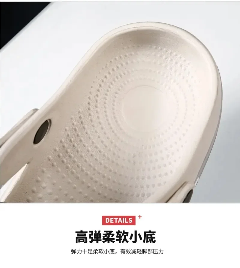 Summer Men Shoes Clogs Slippers Men Garden Flat Sandals Platform Sandals Man Water Shoes Male Sneakers Outdoor Home Slippers