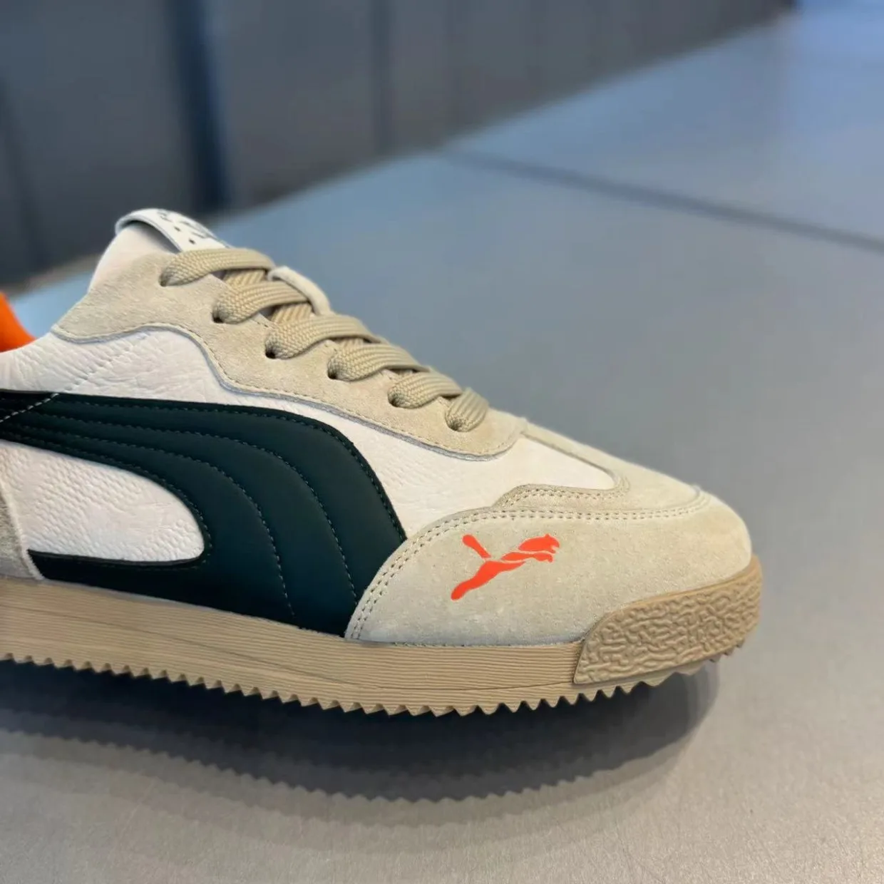 Large Size Men's Retro Sport Shoes Low-Top Flat Bottom Comfortable German Trainer for Summer And Autumn Stylish Footwear
