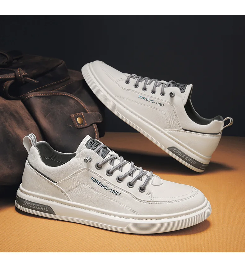 Spring Autumn Men's Casual Sneakers Waterproof Vulcanized Shoes 2024 Men Comforthable Sneakers Men Casual Shoes Plus Size 39-44
