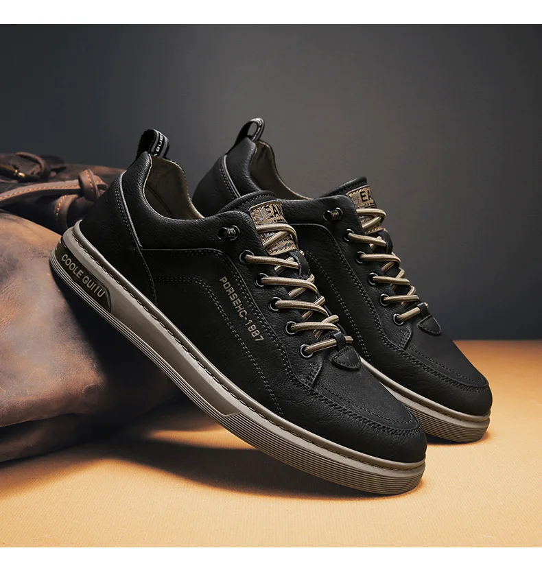 Spring Autumn Men's Casual Sneakers Waterproof Vulcanized Shoes 2024 Men Comforthable Sneakers Men Casual Shoes Plus Size 39-44