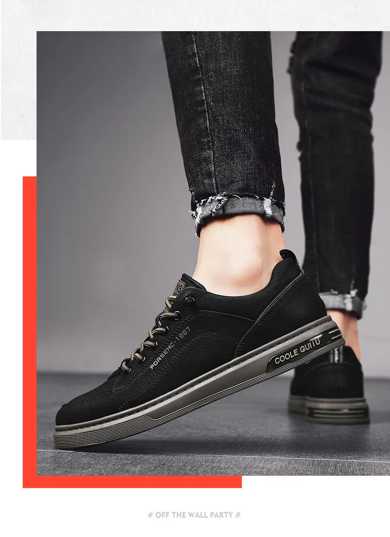 Spring Autumn Men's Casual Sneakers Waterproof Vulcanized Shoes 2024 Men Comforthable Sneakers Men Casual Shoes Plus Size 39-44