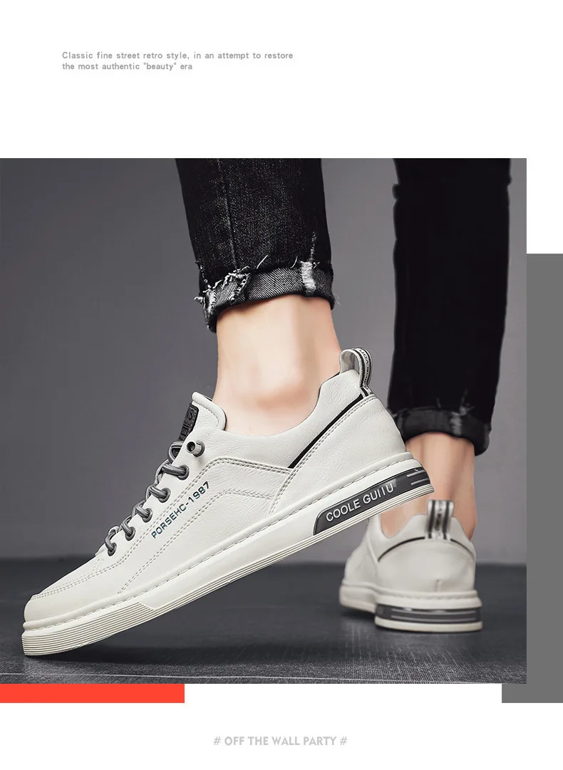 Spring Autumn Men's Casual Sneakers Waterproof Vulcanized Shoes 2024 Men Comforthable Sneakers Men Casual Shoes Plus Size 39-44
