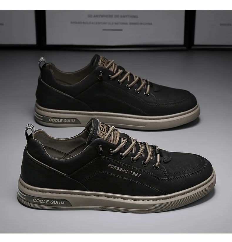Spring Autumn Men's Casual Sneakers Waterproof Vulcanized Shoes 2024 Men Comforthable Sneakers Men Casual Shoes Plus Size 39-44