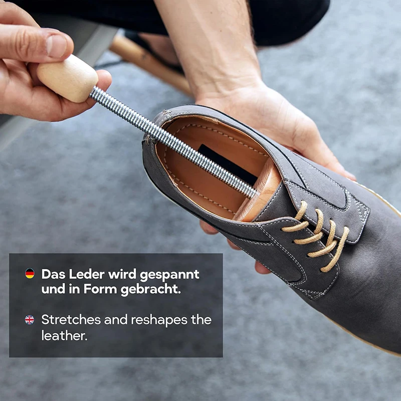 Repacego 2 Pcs Men Women Shoe Stretcher Shoe Trees Universal Unisex Adjustable Length Width high low top shoes Extender Keeper