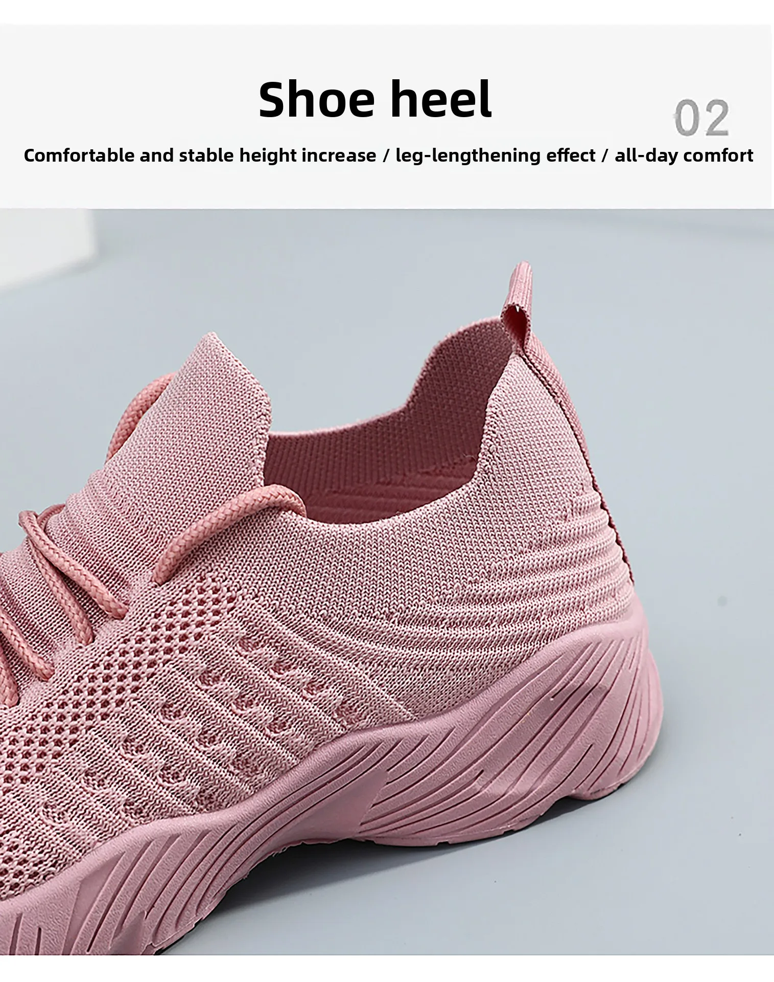 Women Breathable Flying Weave Sneakers Lightweight Soft Sole Elderly Mom Walking Shoes Summer Mesh Non Slip Casual Sports Shoes