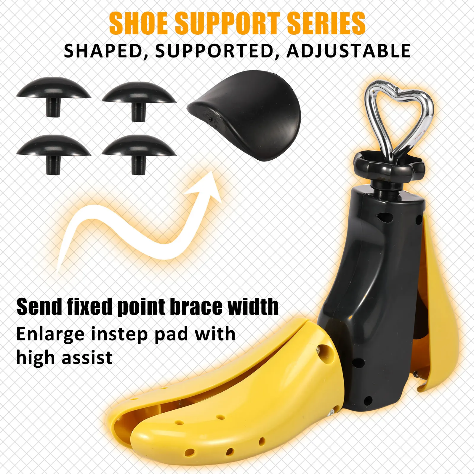 1/2Pcs Shoe Stretcher Multifunctional Shoe Trees Adjustable Universal Sneaker Shoe Boot Widener Stretcher for Men and Women