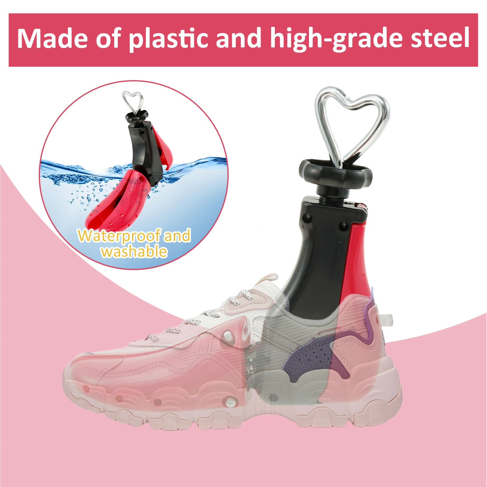1/2Pcs Shoe Stretcher Multifunctional Shoe Trees Adjustable Universal Sneaker Shoe Boot Widener Stretcher for Men and Women