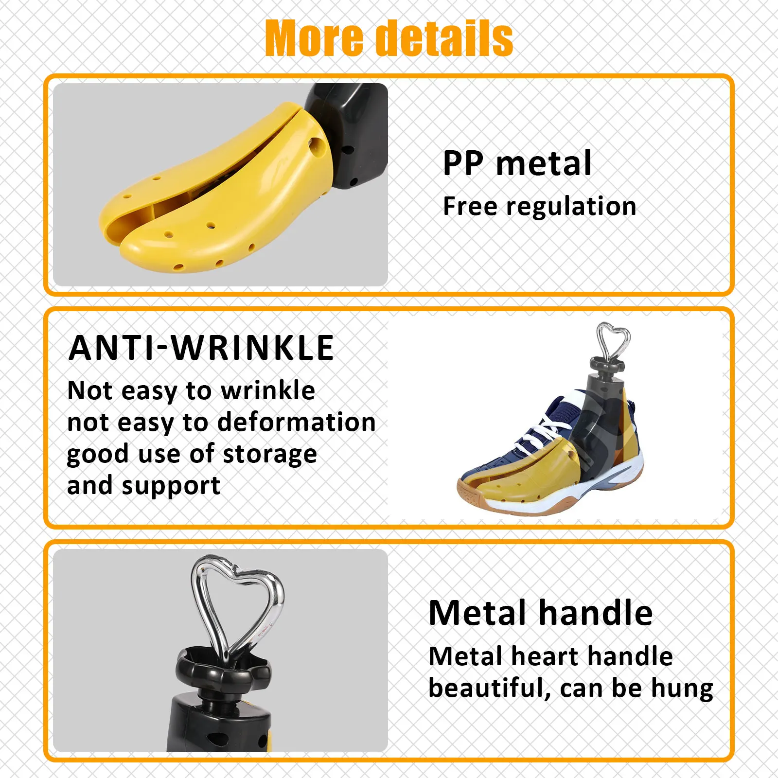 1/2Pcs Shoe Stretcher Multifunctional Shoe Trees Adjustable Universal Sneaker Shoe Boot Widener Stretcher for Men and Women
