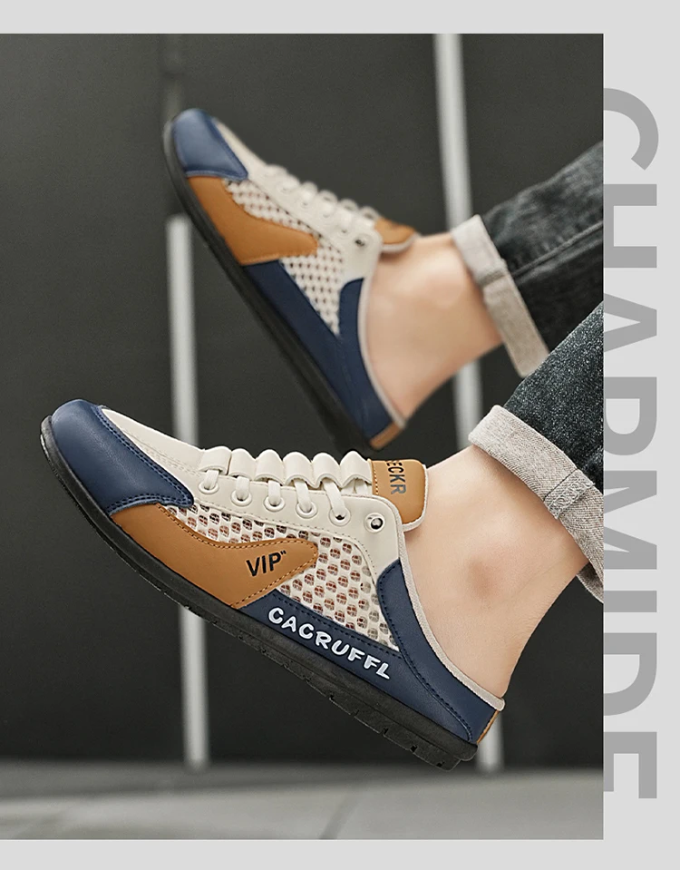 Men's Fashion Multi-Functional Casual Shoes - Durable and Comfortable Sports Sandals with Soft Insole, Breathable Fabric Lining,