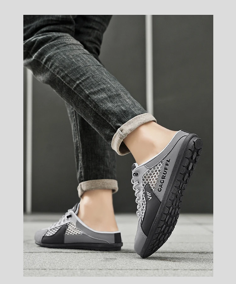Men's Fashion Multi-Functional Casual Shoes - Durable and Comfortable Sports Sandals with Soft Insole, Breathable Fabric Lining,