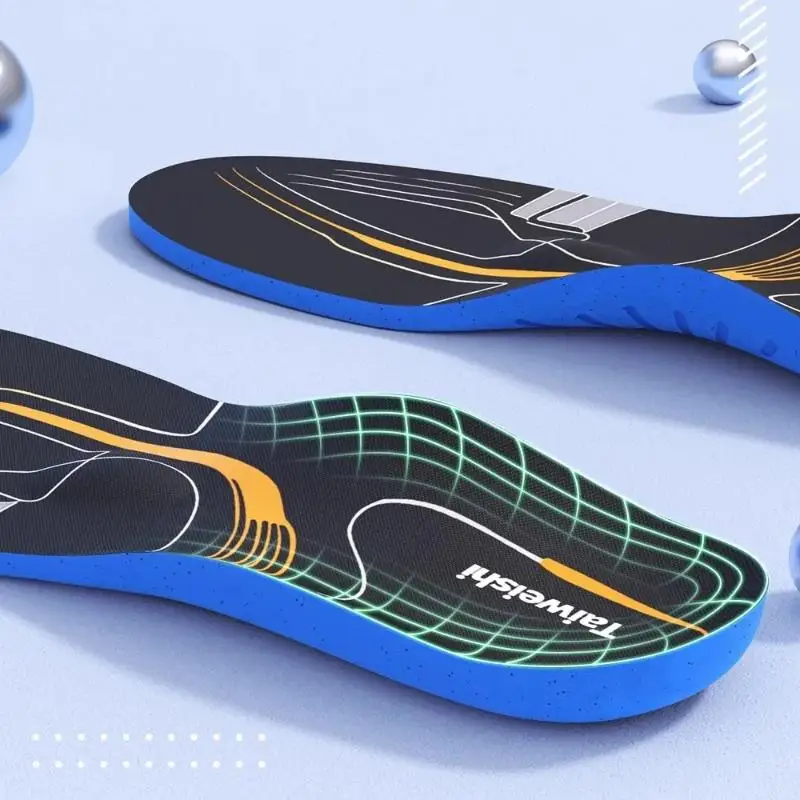 1Pair Carbon Fiber Insoles Carbon Plate Sports Running Lightweight Football Basketball Shock Absorption Hiking Insoles
