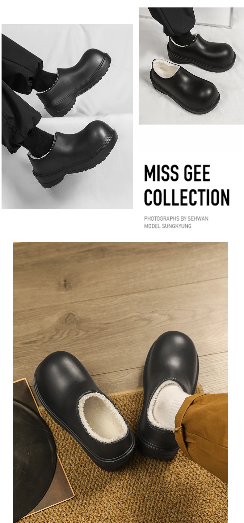EVA New Slip-On Chef Shoes Men and Women General Casual Big Head Shoes lightweight Thick Soles All Wear Rain Shoes