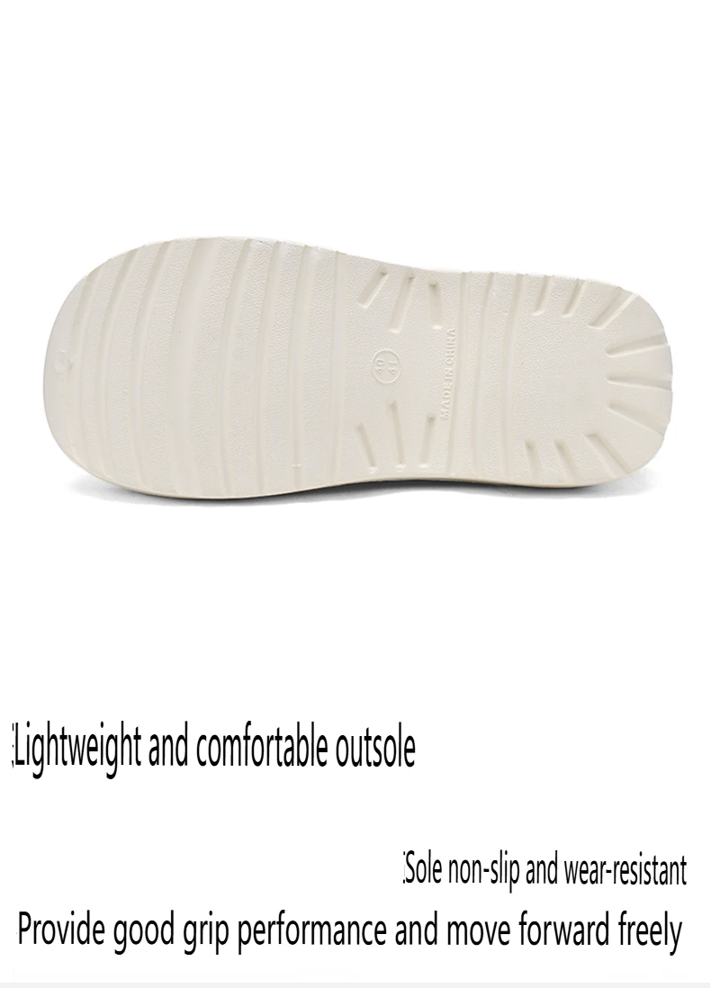 EVA New Slip-On Chef Shoes Men and Women General Casual Big Head Shoes lightweight Thick Soles All Wear Rain Shoes