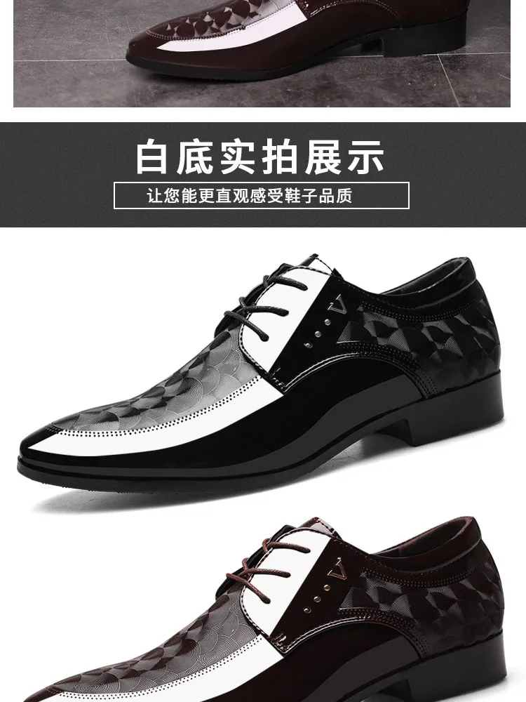Designer Leather Shoes for Men Business Dress Shoes Versatile Wedding Shoes Men Shoe Classic Loafers Men Zapatos Para Hombres