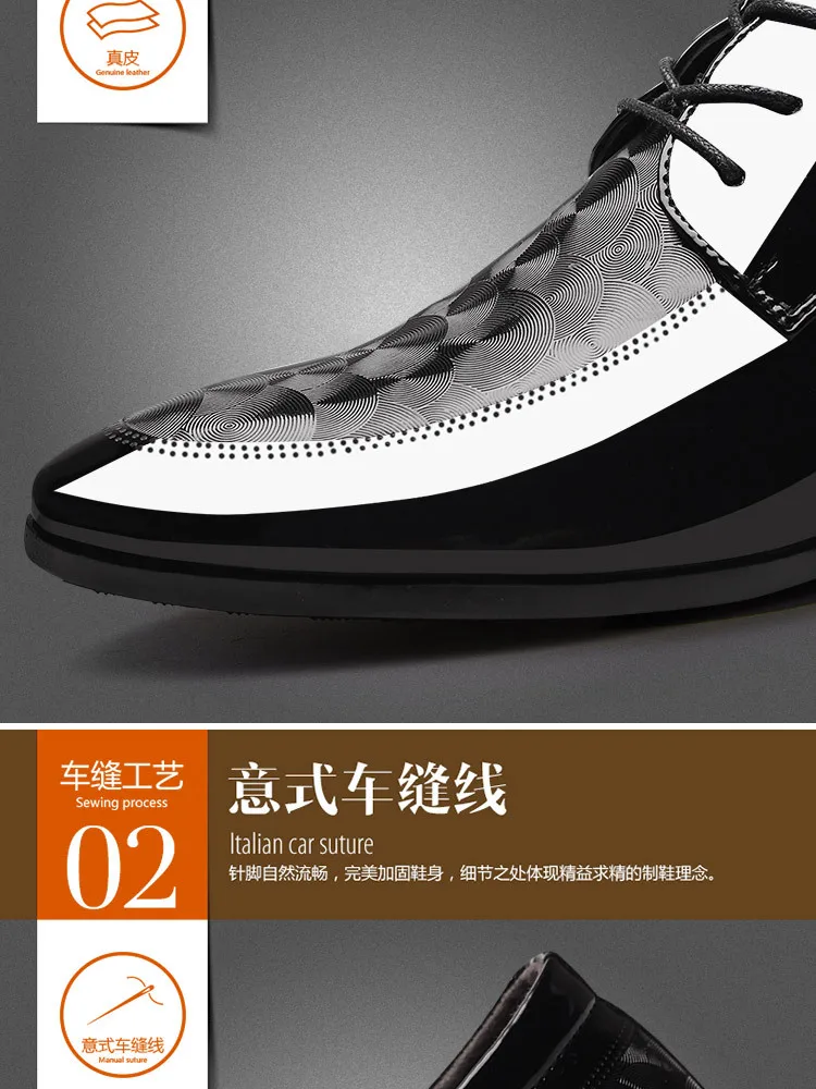 Designer Leather Shoes for Men Business Dress Shoes Versatile Wedding Shoes Men Shoe Classic Loafers Men Zapatos Para Hombres