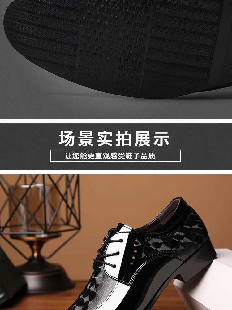 Designer Leather Shoes for Men Business Dress Shoes Versatile Wedding Shoes Men Shoe Classic Loafers Men Zapatos Para Hombres