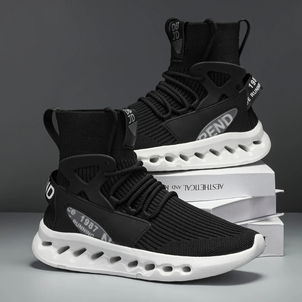 Men's Large Size Sports Shoes Outdoor Hiking Running Comfortable Casual Versatile Fashionable Training Shoes for Couples
