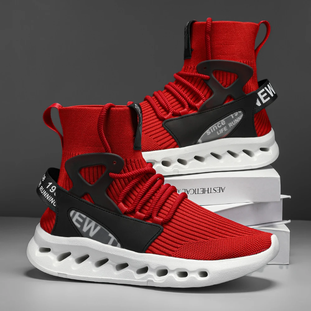 Men's Large Size Sports Shoes Outdoor Hiking Running Comfortable Casual Versatile Fashionable Training Shoes for Couples