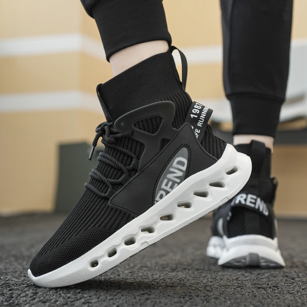 Men's Large Size Sports Shoes Outdoor Hiking Running Comfortable Casual Versatile Fashionable Training Shoes for Couples