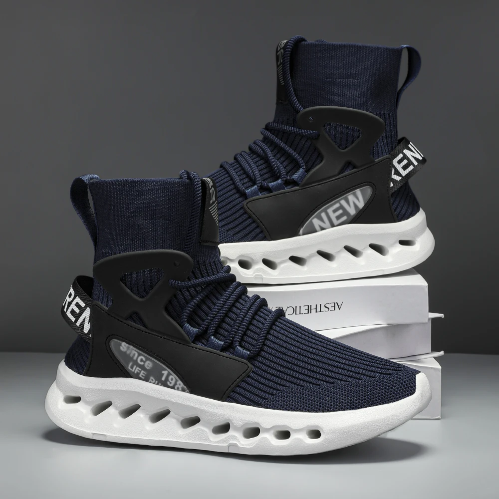 Men's Large Size Sports Shoes Outdoor Hiking Running Comfortable Casual Versatile Fashionable Training Shoes for Couples