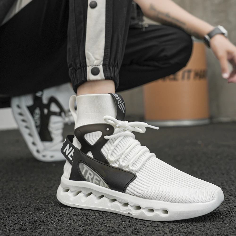 Men's Large Size Sports Shoes Outdoor Hiking Running Comfortable Casual Versatile Fashionable Training Shoes for Couples