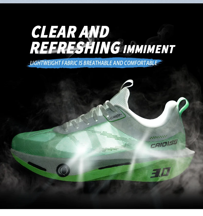 Running Shoes Carbon Board Speciality Marathon Men Sports Breathable Lightweight Women's Comfortable Athletic Nonskid Sneakers